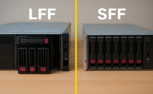 راهنمای کامل تشخیص تفاوت سرور LFF و SFF و انتخاب بهترین گزینه