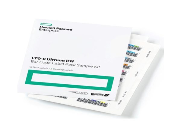 HPE LTO-8 Ultrium RW Bar Code Label Pack Q2015A