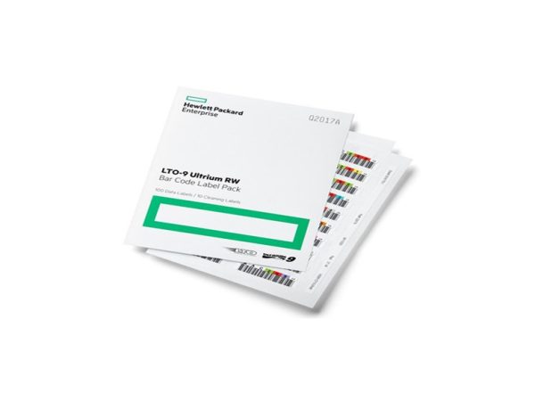 HPE LTO-9 Ultrium RW Bar Code Label Pack Q2017A