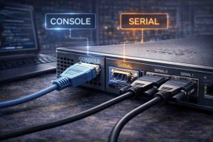 مقایسه کابلهای Console و Serial در روترهای سیسکو برای پیکربندی و اتصال به شبکههای مختلف