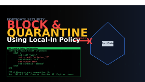 آموزش مسدودسازی و قرنطینه IP در FortiGate با استفاده از Local-In Policy