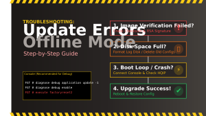 رفع خطاهای رایج هنگام آپدیت آفلاین فایروال FortiGate