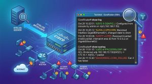 تحلیل لاگ و Syslog برای کشف نشانههای پنهان مشکلات شبکه