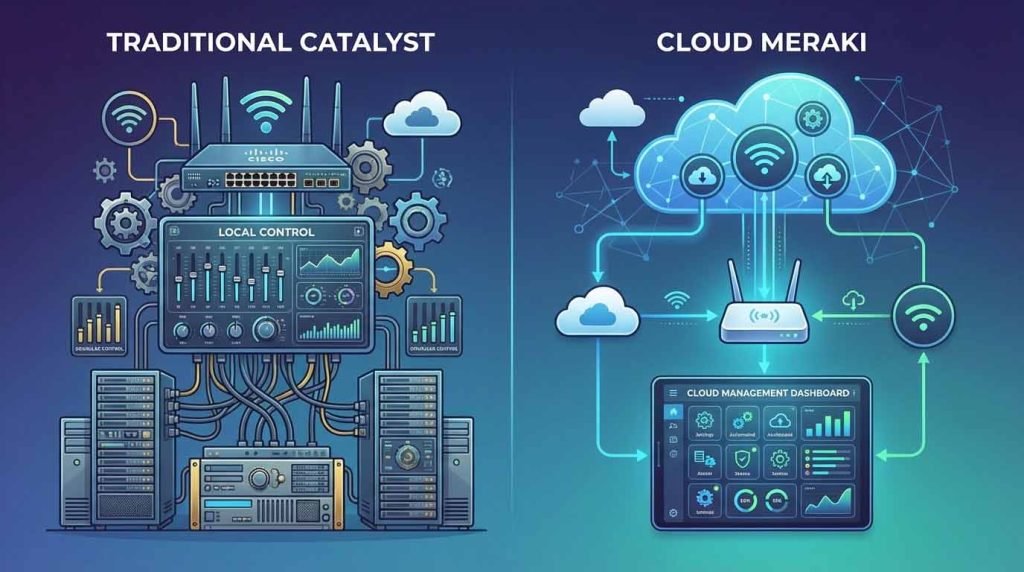 بررسی شرایطی که Cisco Meraki نسبت به Catalyst AP انتخاب بهتری برای طراحی شبکه وایرلس است