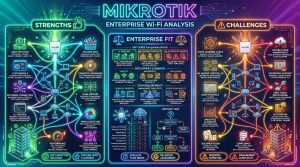 وایفای سازمانی MikroTik: مزایا، محدودیتها و راهکارهای مدیریت شبکه
