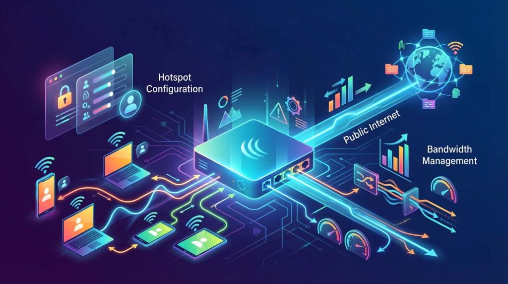 راهاندازی Hotspot MikroTik برای اینترنت عمومی