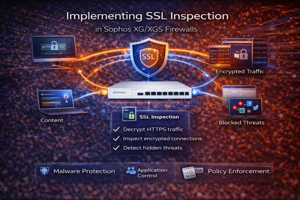 آموزش پیاده‌سازی SSL Inspection در فایروال Sophos XG/XGS