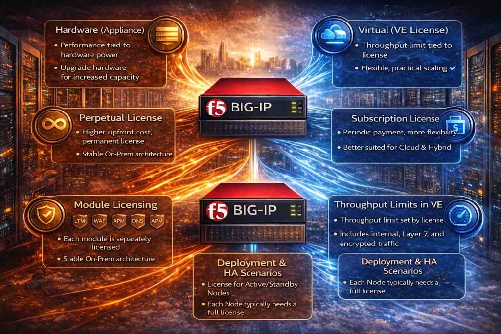 آشنایی با مدلهای لایسنسینگ و قابلیتهای F5 BIG-IP در محیطهای سازمانی