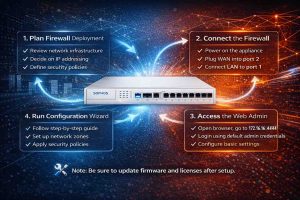 آموزش نصب و راهاندازی اولیه فایروال Sophos XGS در شبکه سازمانی