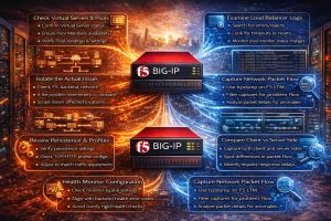 راهنمای عیبیابی مشکلات Load Balancing در F5 LTM با تمرکز بر Log و Capture ترافیک