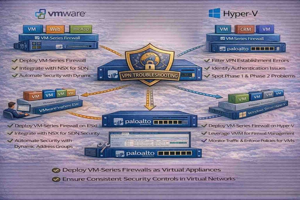 نحوه یکپارچهسازی فایروال Palo Alto با محیطهای مجازی VMware و Hyper-V در دیتاسنترهای Enterprise