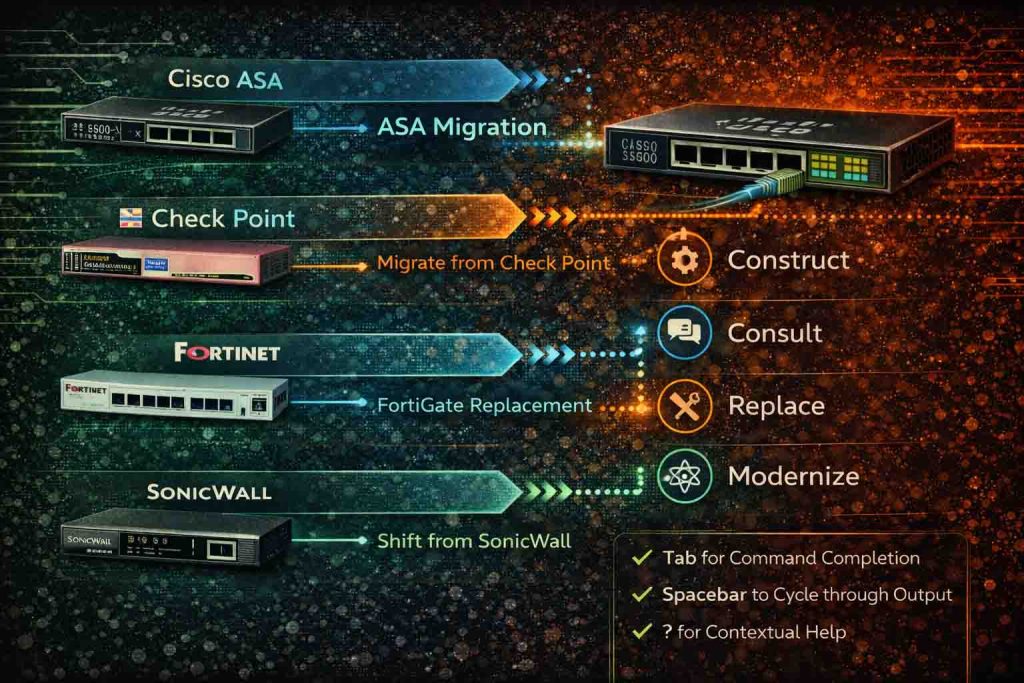 سناریوهای متداول مهاجرت از فایروالهای قدیمی به Cisco Secure Firewall برای ارتقای معماری امنیت شبکه
