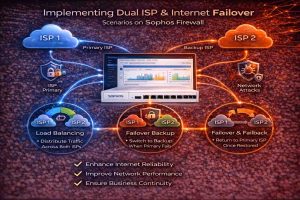 سناریوهای پیاده‌سازی دو ISP و Failover اینترنت در Sophos Firewall