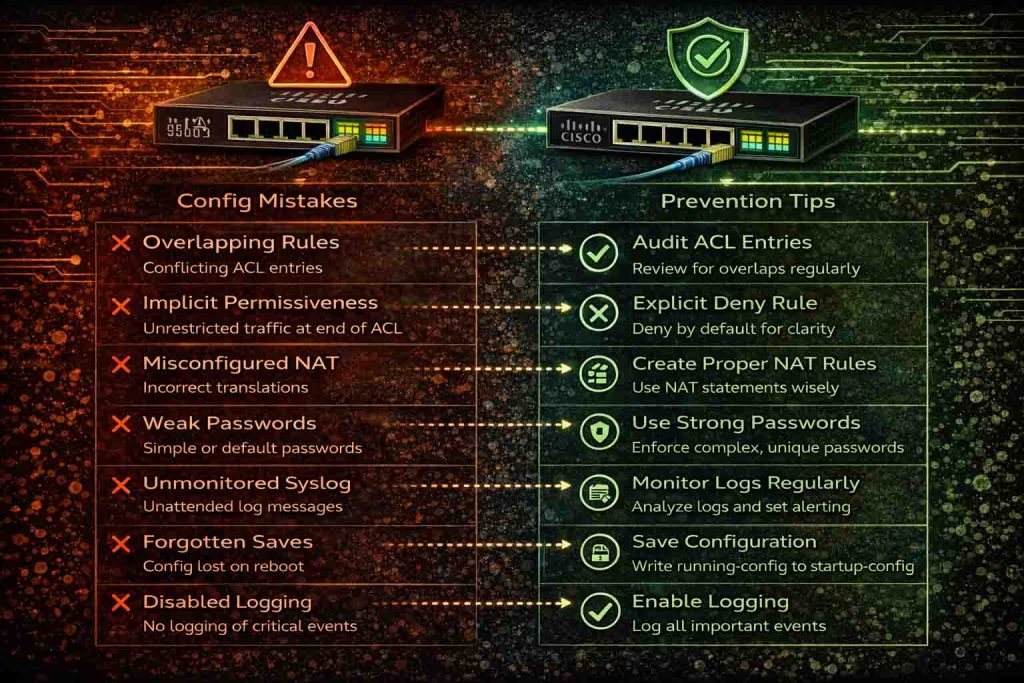 اشتباهات رایج در کانفیگ Cisco ASA و Firepower و راهکارهای مهندسی برای جلوگیری از خطاهای امنیتی و عملیاتی
