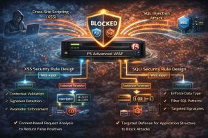 معماری Ruleهای امنیتی F5 WAF برای مقابله با XSS و SQL Injection بدون اختلال در سرویس