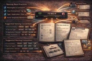 معماری Naming و Documentation در F5 برای Virtual Serverها به‌منظور بهبود مدیریت، Troubleshooting و تغییرات