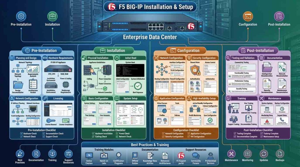 آموزش گامبهگام نصب F5 BIG-IP و آمادهسازی آن برای سرویسدهی سازمانی