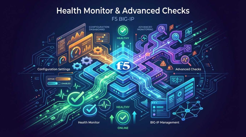 آموزش Health Monitor و Health Check پیشرفته در F5 BIG-IP برای پایداری سرویس