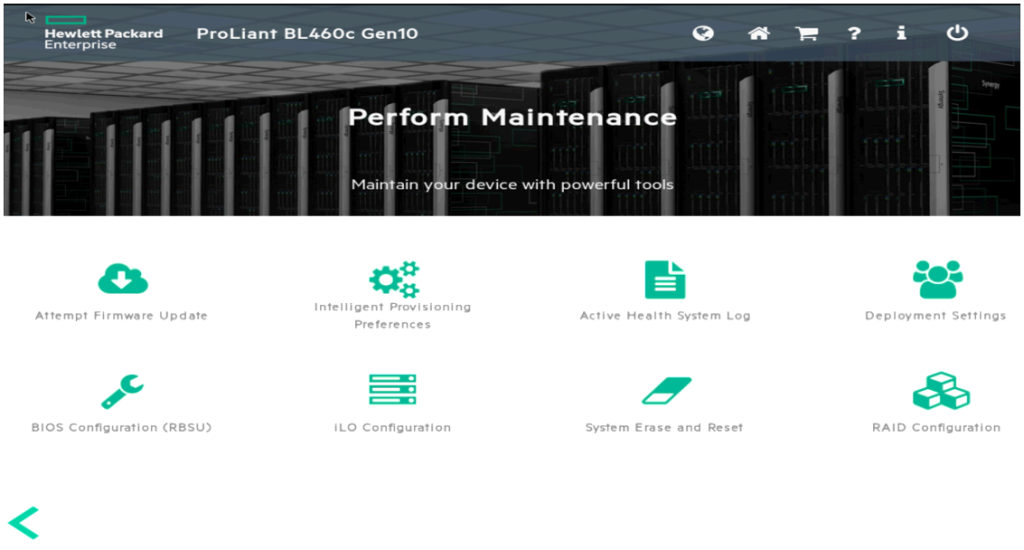 محیط Intelligent Provisioning در سرورهای HPE