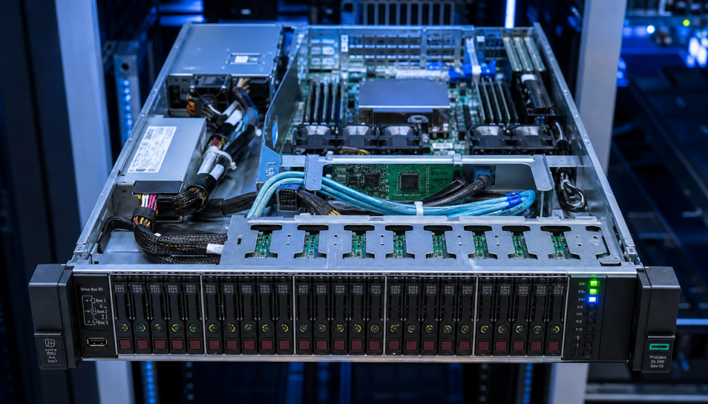 نصب کیج هارد سرور اچ پی HP | راهنمای گام به گام پیکربندی 4 نصب کیج هارد سرور اچ پی HP
