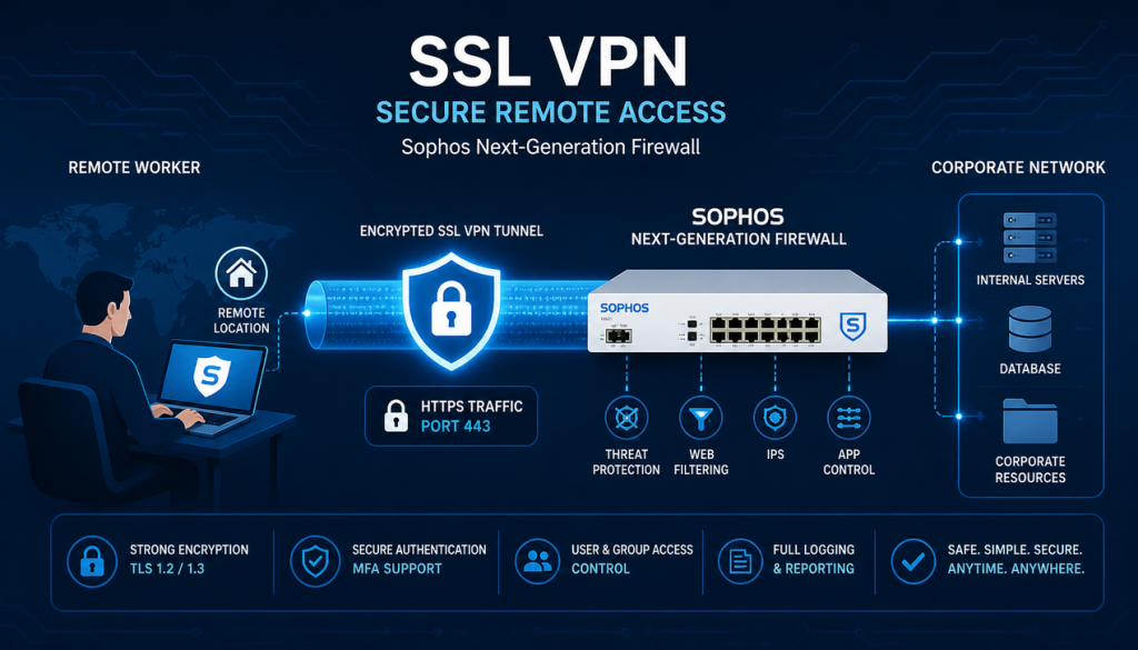 راه اندازی SSL VPN در فایروال سوفوس | آموزش گام به گام 22 راه اندازی SSL VPN در فایروال سوفوس