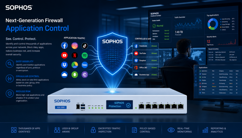 Application Control در فایروال Sophos | آموزش کامل پیکربندی 28 Application Control در فایروال Sophos