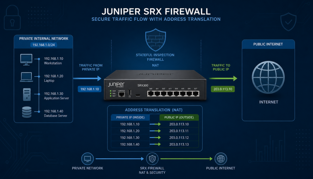 آموزش NAT در Juniper SRX | از Static تا Dynamic NAT 115 آموزش NAT در Juniper SRX