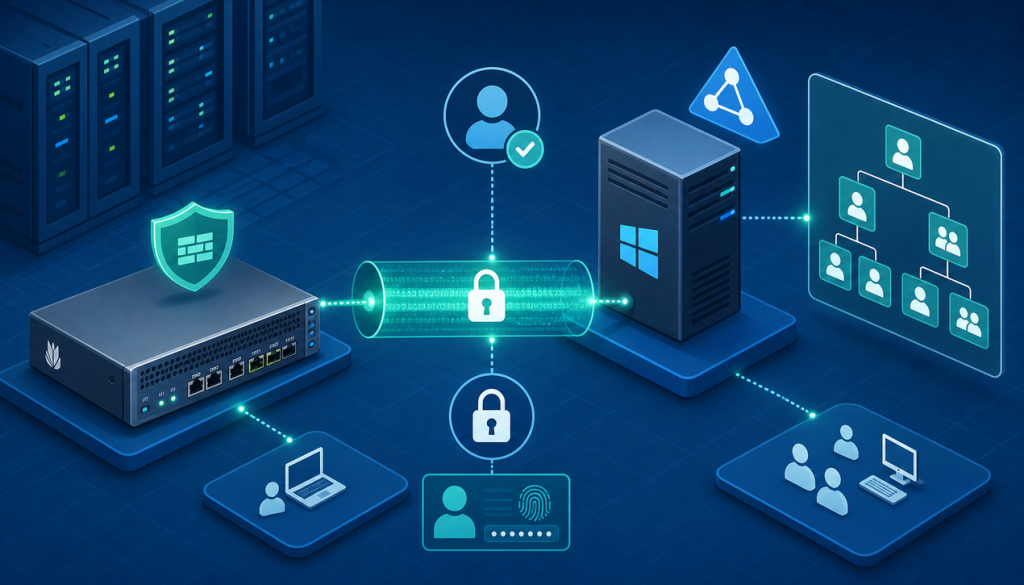 اتصال فایروال Juniper SRX به Active Directory | آموزش کامل 109 Active Directory