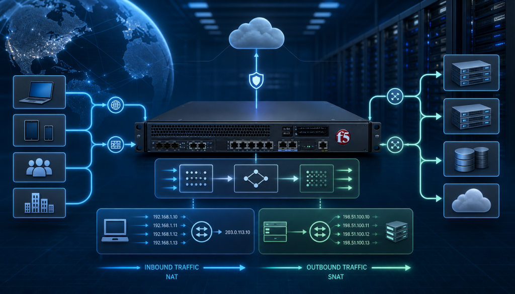 آموزش ایجاد NAT و SNAT در BIG-IP کنترل ترافیک ورودی و خروجی 46 آموزش ایجاد NAT و SNAT در BIG-IP
